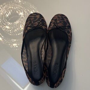 J. Crew Animal Print Women's Flats size 8.5 new without box